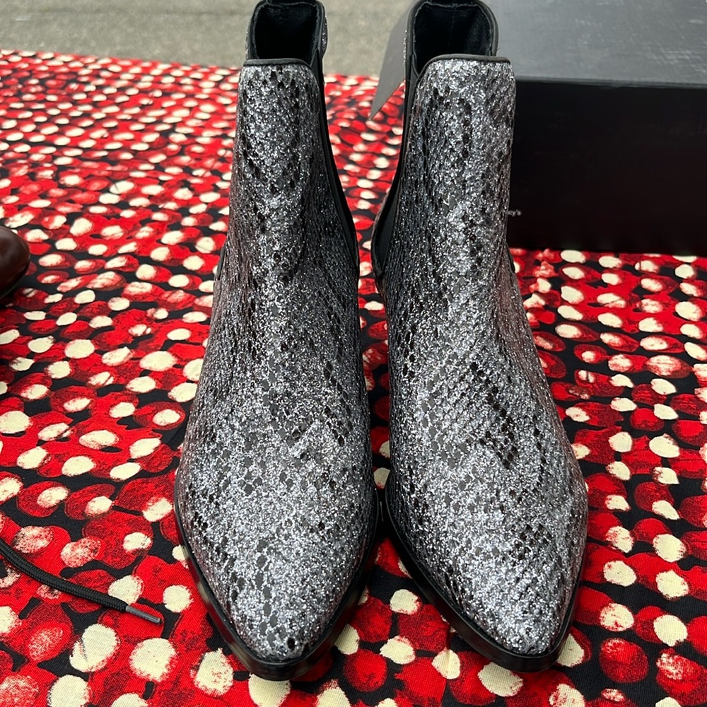 Pancaldi for Diane B Silver Booties 6